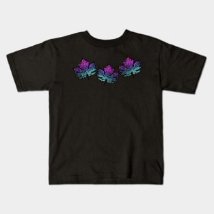 Galaxy Maple Leaf Trio Kids T-Shirt